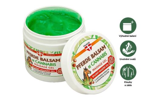 Konopný masážní gel s kaštanem koňským 600 ml (1)