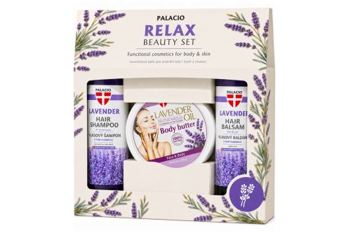 Dárková sada RELAXAČNÍ - péče o vlasy a tělo s levandulí (2)