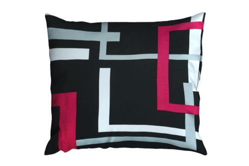 Povlak mikrosatén 40x40 cm BILETA malinový