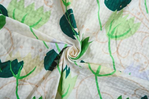 Krepové povlečení mikro BASIC prodloužené TULIPA mléčné (3)