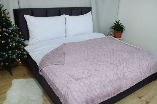 Mikroflanelová deka MODA lila 150x200 cm (2)