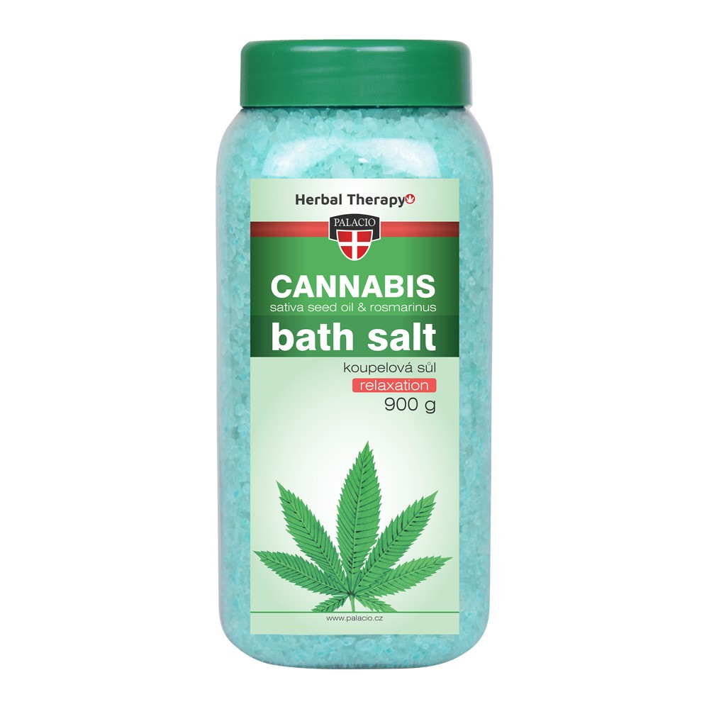Konopná sůl do koupele Cannabis Rosmarinus 900 g