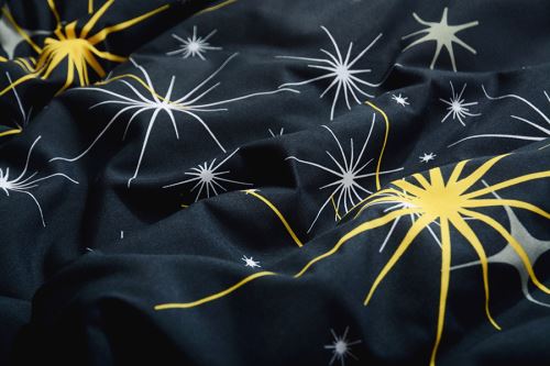 Povlečení z mikrovlákna SINEDA černé (4)