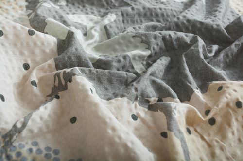 Krepové povlečení PALOMA béžové (3)
