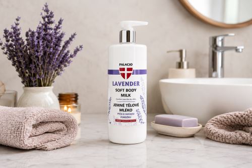 Levandulové jemné tělové mléko 500 ml (1)