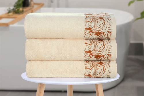 Bambusový ručník PALMA béžový